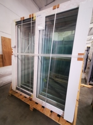 FENÊTRE COULISSANTE PVC 2 CÔTÉS COULISSANTES - BLANC 1780 x 2100mm G&D