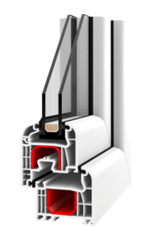 Iglo 5 Classic profiel - PVC - 70mm