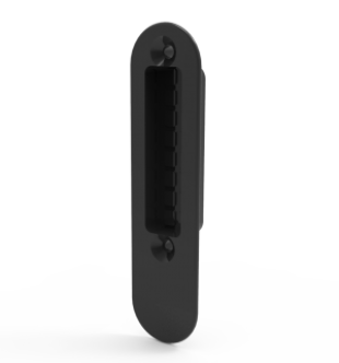 Enkele komgreep zwart (bij gewone schuiframen)